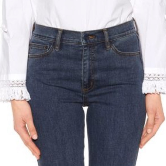 Tory Burch Women's Blue Mia Embellished Jeans - Picture 5 of 12